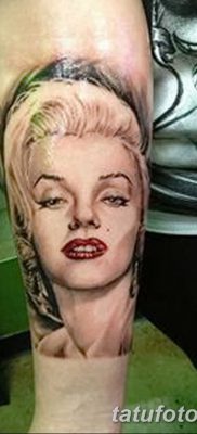 фото тату Мэрилин Монро от 08.08.2017 №008 — Tattoo Marilyn Monroe_tatufoto.com