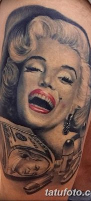 фото тату Мэрилин Монро от 08.08.2017 №008 — Tattoo Marilyn Monroe_tatufoto.com 1231231