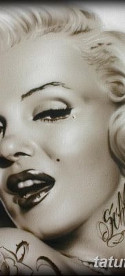 фото тату Мэрилин Монро от 08.08.2017 №024 — Tattoo Marilyn Monroe_tatufoto.com