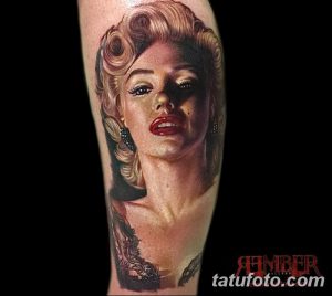 фото тату Мэрилин Монро от 08.08.2017 №030 - Tattoo Marilyn Monroe_tatufoto.com