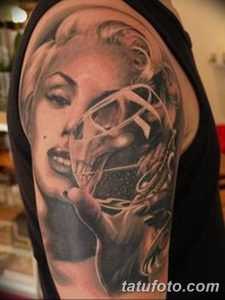фото тату Мэрилин Монро от 08.08.2017 №037 - Tattoo Marilyn Monroe_tatufoto.com
