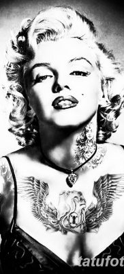 фото тату Мэрилин Монро от 08.08.2017 №043 — Tattoo Marilyn Monroe_tatufoto.com