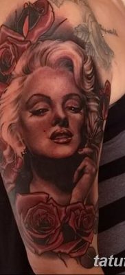 фото тату Мэрилин Монро от 08.08.2017 №044 — Tattoo Marilyn Monroe_tatufoto.com