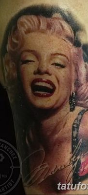 фото тату Мэрилин Монро от 08.08.2017 №087 — Tattoo Marilyn Monroe_tatufoto.com