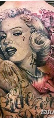 фото тату Мэрилин Монро от 08.08.2017 №099 — Tattoo Marilyn Monroe_tatufoto.com