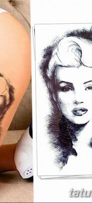 фото тату Мэрилин Монро от 08.08.2017 №119 — Tattoo Marilyn Monroe_tatufoto.com