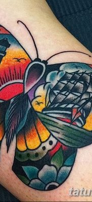 фото тату в стиле олд скул от 21.08.2017 №020 — Old school tattoo — tatufoto.com