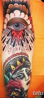 фото тату в стиле олд скул от 21.08.2017 №024 — Old school tattoo — tatufoto.com