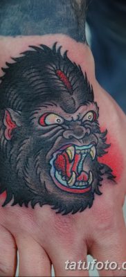 фото тату горилла от 27.08.2017 №008 — Gorilla tattoo — tatufoto.com