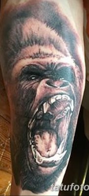 фото тату горилла от 27.08.2017 №013 — Gorilla tattoo — tatufoto.com