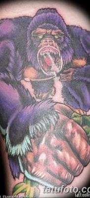 фото тату горилла от 27.08.2017 №028 — Gorilla tattoo — tatufoto.com