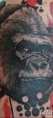 фото тату горилла от 27.08.2017 №034 — Gorilla tattoo — tatufoto.com