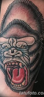 фото тату горилла от 27.08.2017 №037 — Gorilla tattoo — tatufoto.com