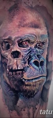 фото тату горилла от 27.08.2017 №040 — Gorilla tattoo — tatufoto.com
