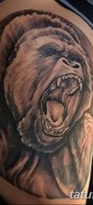 фото тату горилла от 27.08.2017 №050 — Gorilla tattoo — tatufoto.com