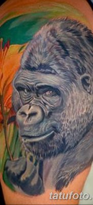 фото тату горилла от 27.08.2017 №051 — Gorilla tattoo — tatufoto.com
