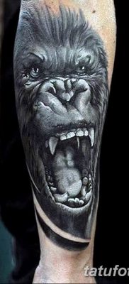 фото тату горилла от 27.08.2017 №063 — Gorilla tattoo — tatufoto.com
