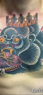 фото тату горилла от 27.08.2017 №065 — Gorilla tattoo — tatufoto.com