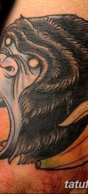 фото тату горилла от 27.08.2017 №066 — Gorilla tattoo — tatufoto.com