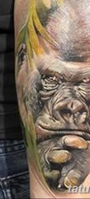 фото тату горилла от 27.08.2017 №072 — Gorilla tattoo — tatufoto.com