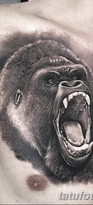 фото тату горилла от 27.08.2017 №117 — Gorilla tattoo — tatufoto.com