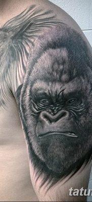 фото тату горилла от 27.08.2017 №127 — Gorilla tattoo — tatufoto.com
