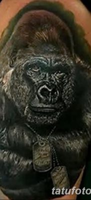 фото тату горилла от 27.08.2017 №131 — Gorilla tattoo — tatufoto.com