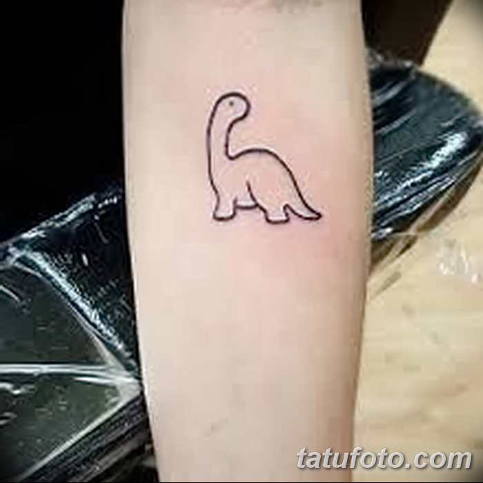 фото тату динозавр от 18.08.2017 №003 — Dinosaur tattoo_tatufoto.com