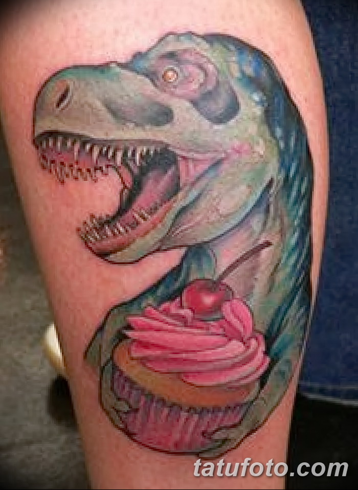 фото тату динозавр от 18.08.2017 №008 — Dinosaur tattoo_tatufoto.com
