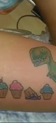 фото тату динозавр от 18.08.2017 №145 — Dinosaur tattoo_tatufoto.com