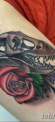 фото тату динозавр от 18.08.2017 №165 — Dinosaur tattoo_tatufoto.com