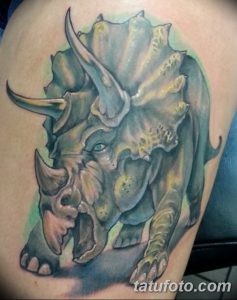 фото тату динозавр от 18.08.2017 №201 - Dinosaur tattoo_tatufoto.com