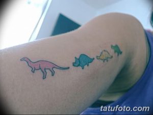фото тату динозавр от 18.08.2017 №206 - Dinosaur tattoo_tatufoto.com