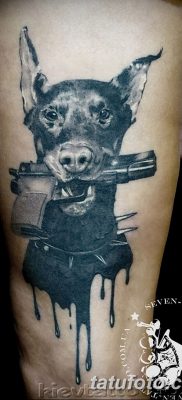 фото тату доберман от 18.08.2017 №011 — Doberman tattoo_tatufoto.com