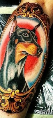 фото тату доберман от 18.08.2017 №037 — Doberman tattoo_tatufoto.com