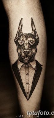 фото тату доберман от 18.08.2017 №048 — Doberman tattoo_tatufoto.com