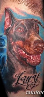 фото тату доберман от 18.08.2017 №075 — Doberman tattoo_tatufoto.com