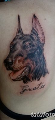 фото тату доберман от 18.08.2017 №092 — Doberman tattoo_tatufoto.com