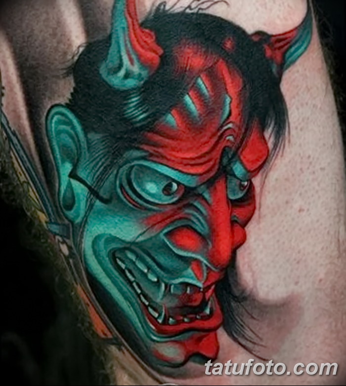 фото тату дьявол от 25.08.2017 №002 - Tattoo 13 - Devil tattoo - tatufoto.com
