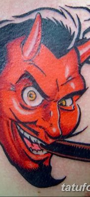 фото тату дьявол от 25.08.2017 №055 — Tattoo 13 — Devil tattoo — tatufoto.com