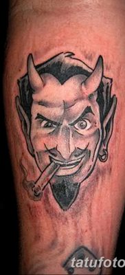фото тату дьявол от 25.08.2017 №066 — Tattoo 13 — Devil tattoo — tatufoto.com