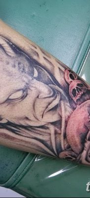 фото тату дьявол от 25.08.2017 №067 — Tattoo 13 — Devil tattoo — tatufoto.com