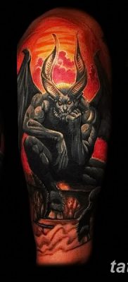 фото тату дьявол от 25.08.2017 №079 — Tattoo 13 — Devil tattoo — tatufoto.com