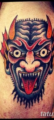 фото тату дьявол от 25.08.2017 №083 — Tattoo 13 — Devil tattoo — tatufoto.com