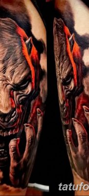 фото тату дьявол от 25.08.2017 №086 — Tattoo 13 — Devil tattoo — tatufoto.com