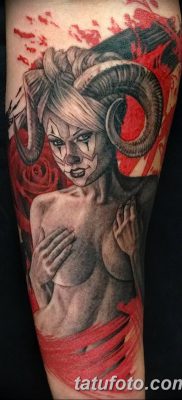 фото тату дьявол от 25.08.2017 №093 — Tattoo 13 — Devil tattoo — tatufoto.com