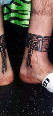 фото тату кандалы от 18.08.2017 №012 — Tattoo shackles_tatufoto.com