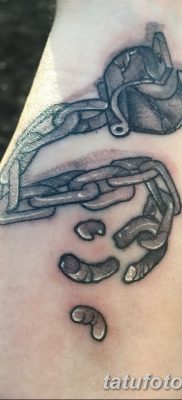 фото тату кандалы от 18.08.2017 №036 — Tattoo shackles_tatufoto.com