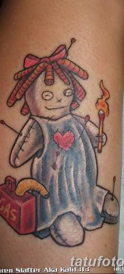 фото тату кукла вуду от 08.08.2017 №003 — Tattoo doll voodoo_tatufoto.com