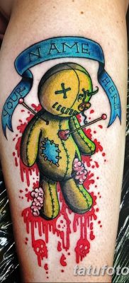 фото тату кукла вуду от 08.08.2017 №006 — Tattoo doll voodoo_tatufoto.com
